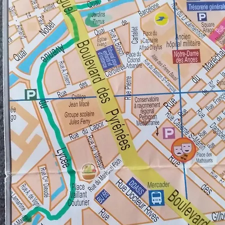 F2 Cozy Near Center And Train Station 公寓 佩皮尼昂